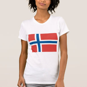 Norwegische Flagge T-Shirt