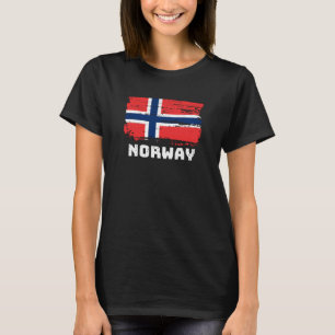 Norwegische Flagge T-Shirt