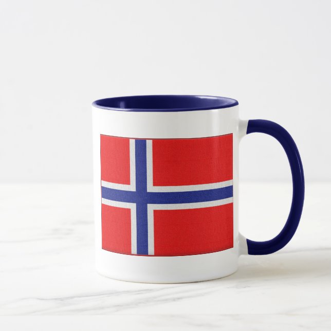 Norwegische Flagge Tasse (Rechts)