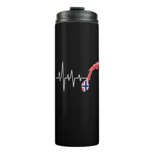 Norwegische Flagge Thermosbecher