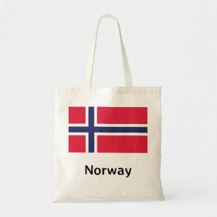 Norwegische Flagge Tragetasche