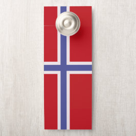 Norwegische Flagge Türanhänger