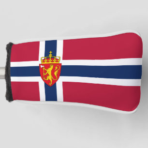 Norwegische Flagge/Wappen Golf Headcover