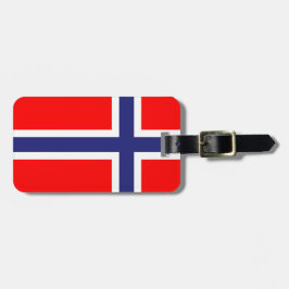 Norwegische Gepäckmarke Gepäckanhänger