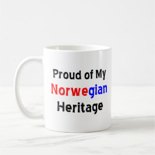 Norwegische Herbstkaffee-Tasse Kaffeetasse