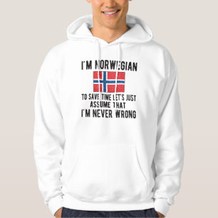 Norwegische Heritage Norwegen Roots Norwegische Fl Hoodie