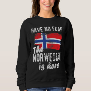 Norwegische Heritage Norwegen Roots Norwegische Fl Sweatshirt