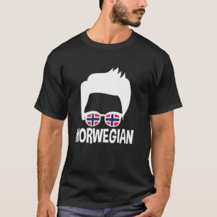 Norwegische Kleidung Männer Junge Norwegen Flagge T-Shirt