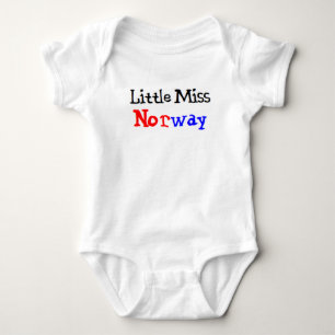 Norwegische kleine Miss Baby Strampler
