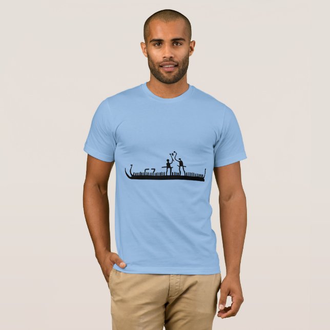 Norwegische Krieger Viking T-Shirt (Vorne ganz)