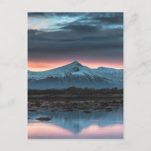 Norwegische Landschaft Postkarte