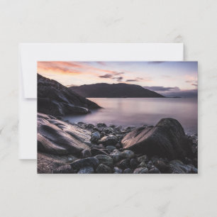 Norwegische Landschaftsfotokarte