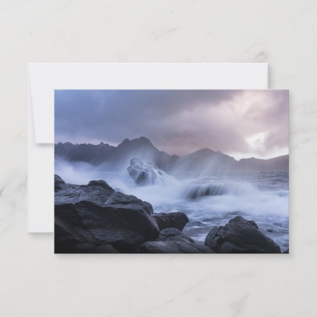 Norwegische Landschaftsfotokarte (Vorderseite)