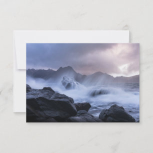 Norwegische Landschaftsfotokarte