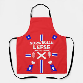 Norwegische Lefse Flatbread-Schürze Schürze