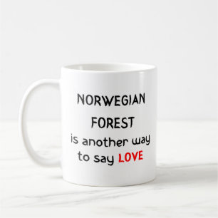 Norwegische Liebe Kaffee Tasse