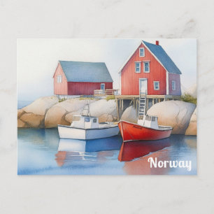 Norwegische Lofoten-Inseln Postkarte