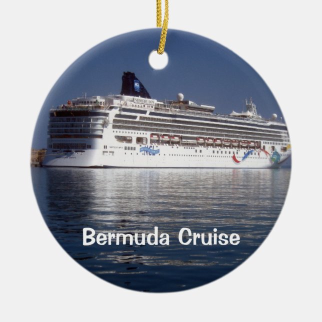 Norwegische Morgenröte, Bermuda Cruise Keramikornament (Vorne)