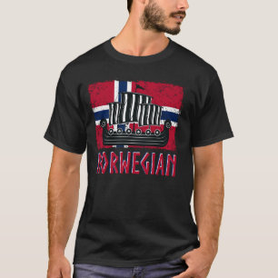 Norwegische Norway aka viking lustige Nordic sca T-Shirt