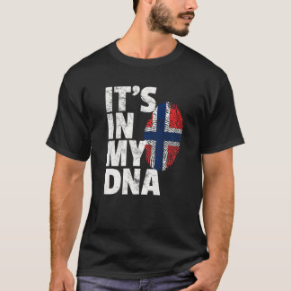 Norwegische norwegische Flagge Es ist in meiner DN T-Shirt