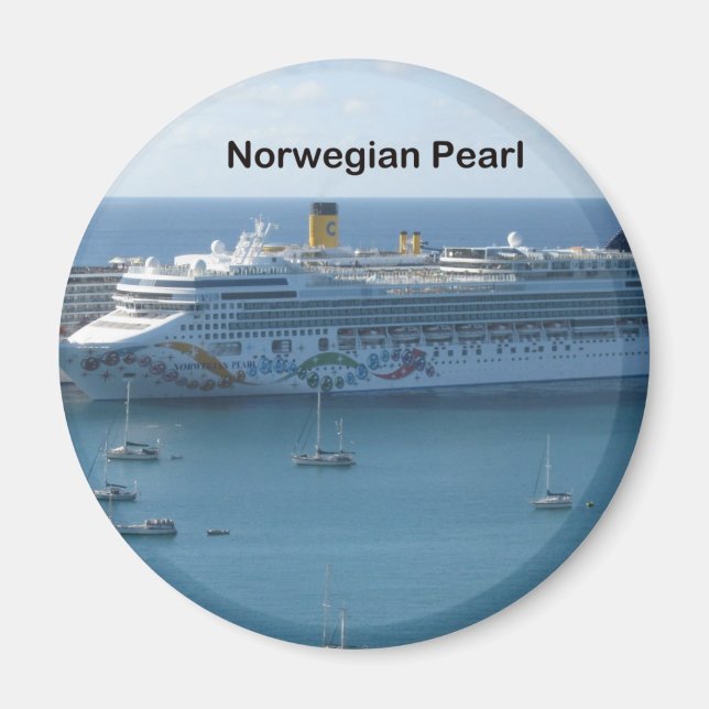 Norwegische Perle Magnet (Vorne)