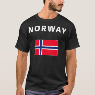 Norwegische Reiseflagge Gift Aussie T-Shirt