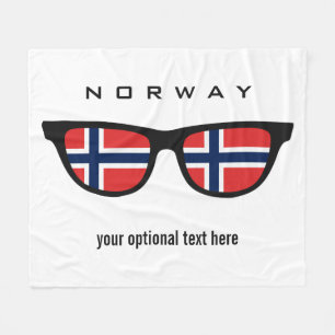 Norwegische Schattendecke Fleecedecke
