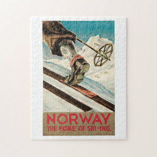 Norwegische Skisportwanderung