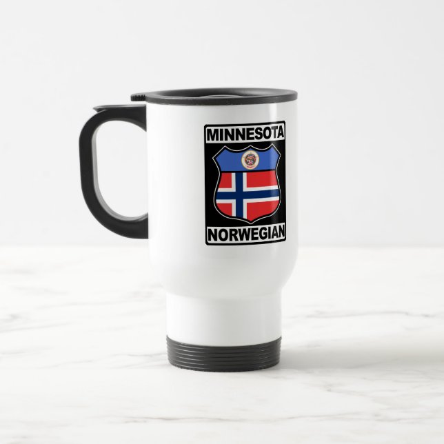 Norwegische Tasse für den amerikanischen Pendlerve (Links)