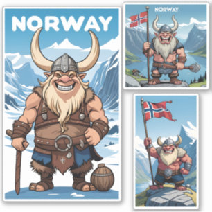 Norwegische Trolle Aufkleber