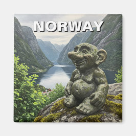 Norwegische Trolle Magnet