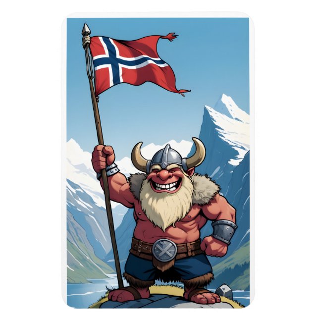 Norwegische Trolle Magnet (Vertikal)