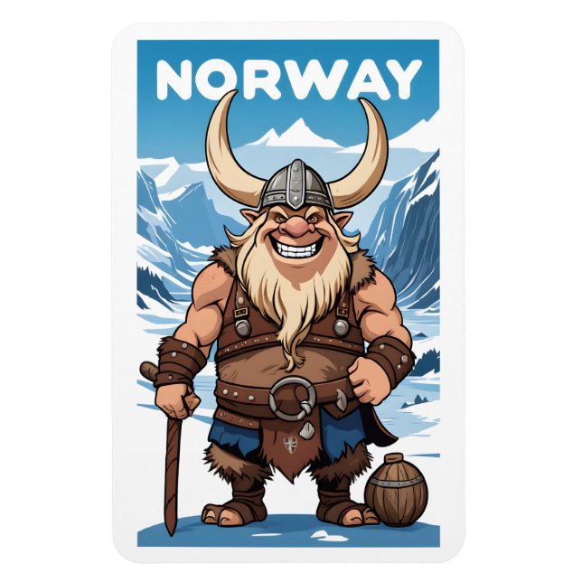 Norwegische Trolle Magnet (Vertikal)
