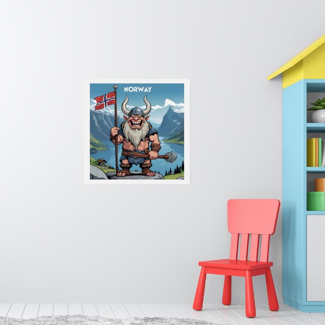 Norwegische Trolle Poster (Kinderzimmer 1)