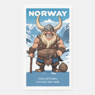 Norwegische Trolle Serviette