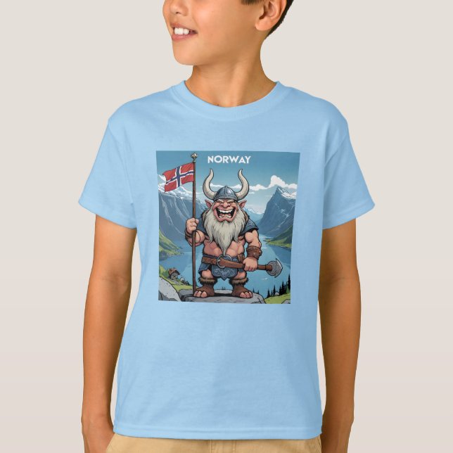 Norwegische Trolle T-Shirt (Vorderseite)