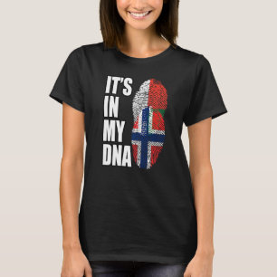 Norwegische und madagassische DNS-Heritage T-Shirt