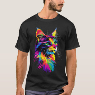 Norwegische Waldkatze Norsk Skogkatt Katzenliebhab T-Shirt