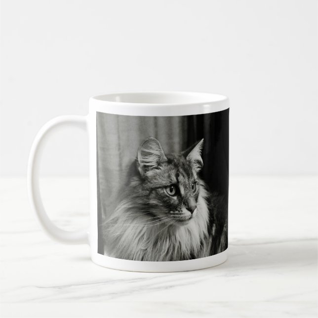Norwegische Waldkatzen-Tasse Kaffeetasse (Links)