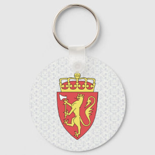 Norwegische Wappen im Detail Schlüsselanhänger
