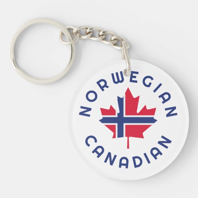 Norwegische Wurzeln Schlüsselanhänger (Vorderseite)
