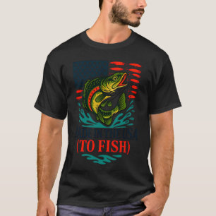 Norwegischer Angelurlaub Flaggenfisch T-Shirt
