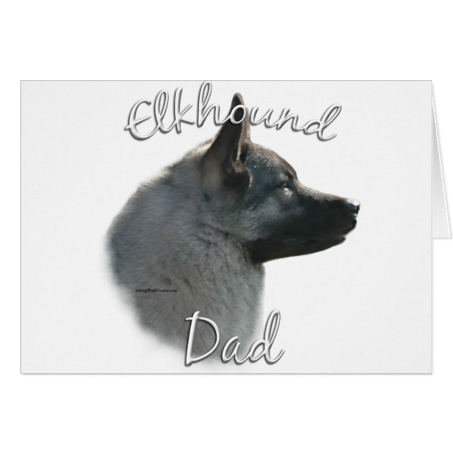 Norwegischer Elkhound-Vater 2 (Vorderseite (Horizontal))