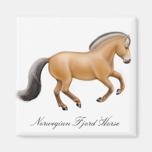 Norwegischer Fjord Magnet