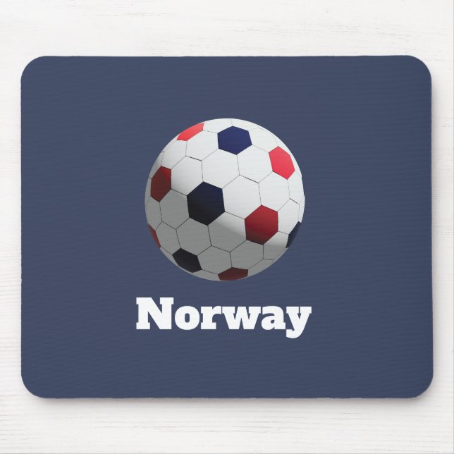 norwegischer Fußball Mousepad (Vorne)