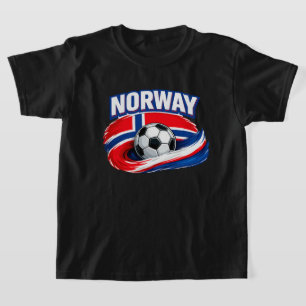 Norwegischer Fußballstolz T-Shirt