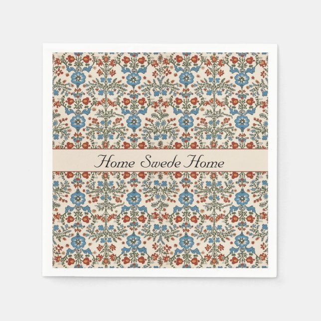 Norwegischer Garten, Brauch Serviette (Vorderseite)