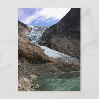 Norwegischer Gletscher Postkarte