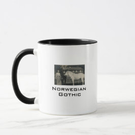 Norwegischer Gothic Real-Foto-Kaffee Tasse
