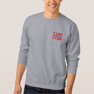 Norwegischer Hockey Besticktes Sweatshirt